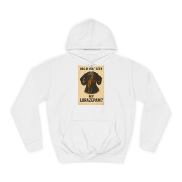 Has Anyone Seen My Lorazepam Dackel Hoodie – Lustiges Vintage-Dackel-Motiv