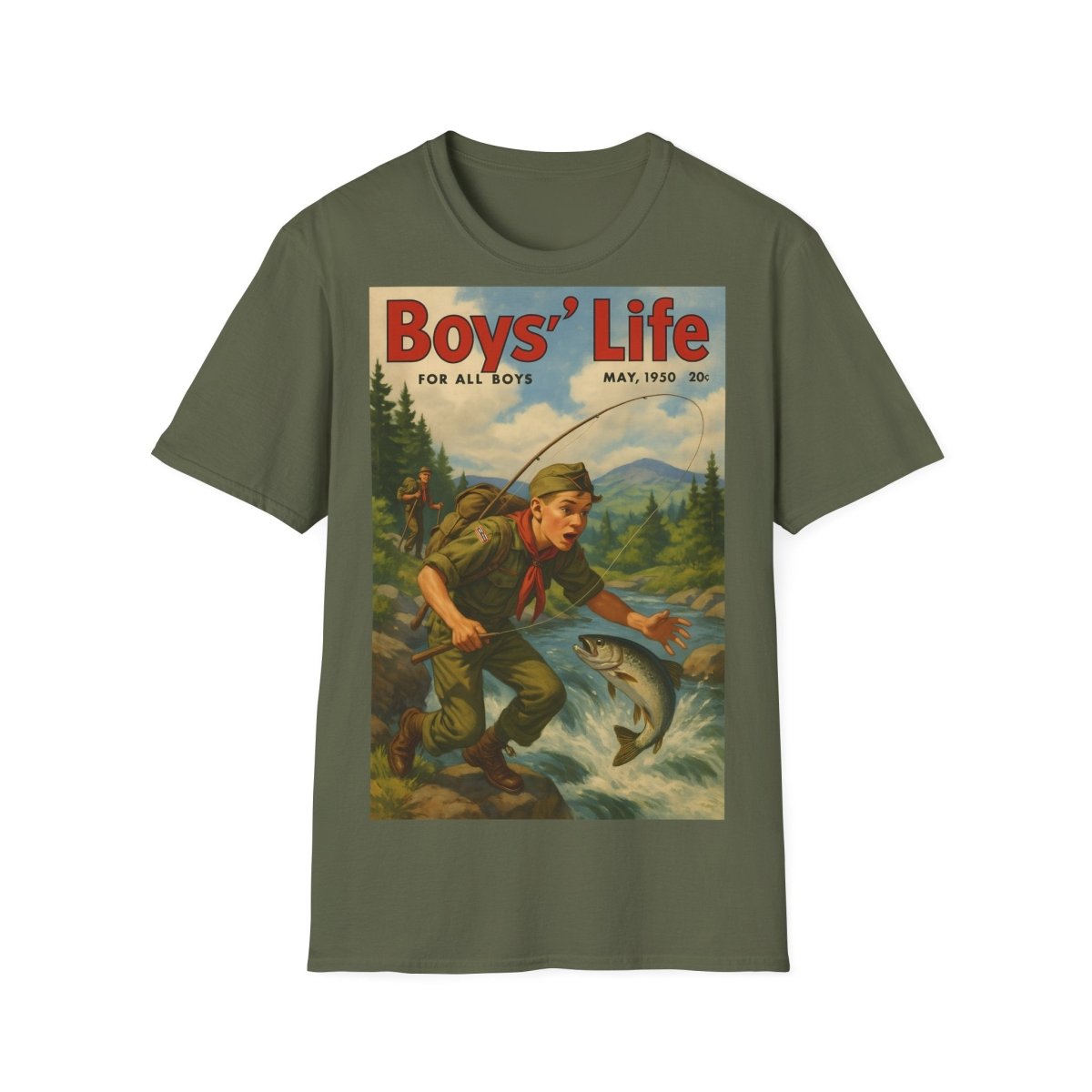 Vintage Motiv – Vintage „Boys’ Life“ T-Shirt – Retro-Pfadfinder-Motiv | True Insights Design mit Humor