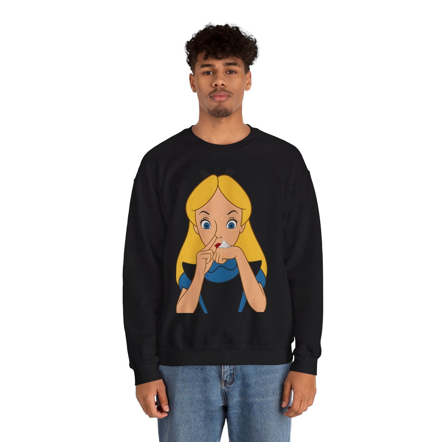Sweatshirt – Satire Sweatshirt – "Alice im Rausch" Pop-Art Design | True Insights Design mit Humor
