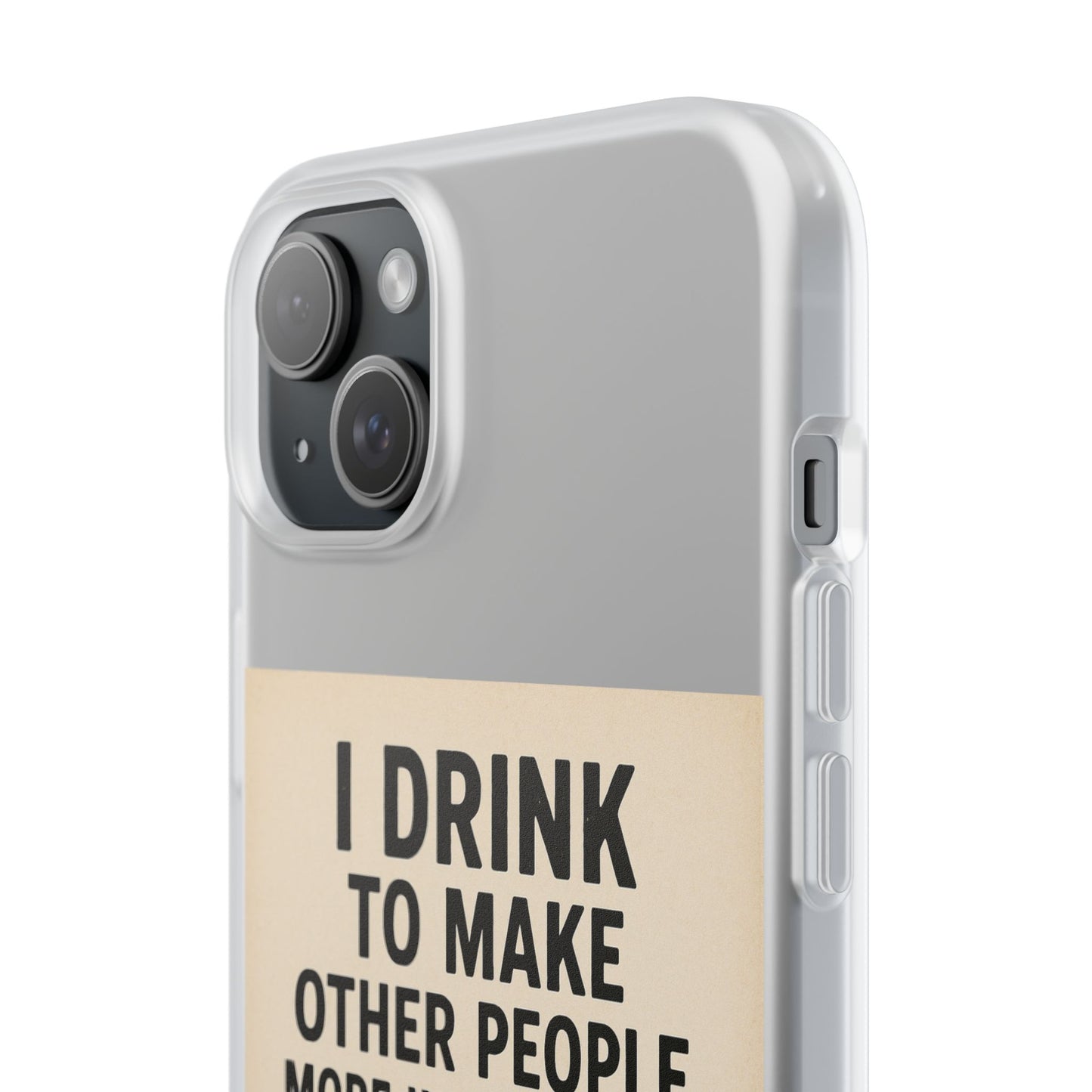 Hemingway – „I Drink To Make Other People More Interesting“-Phone Case-True Insights