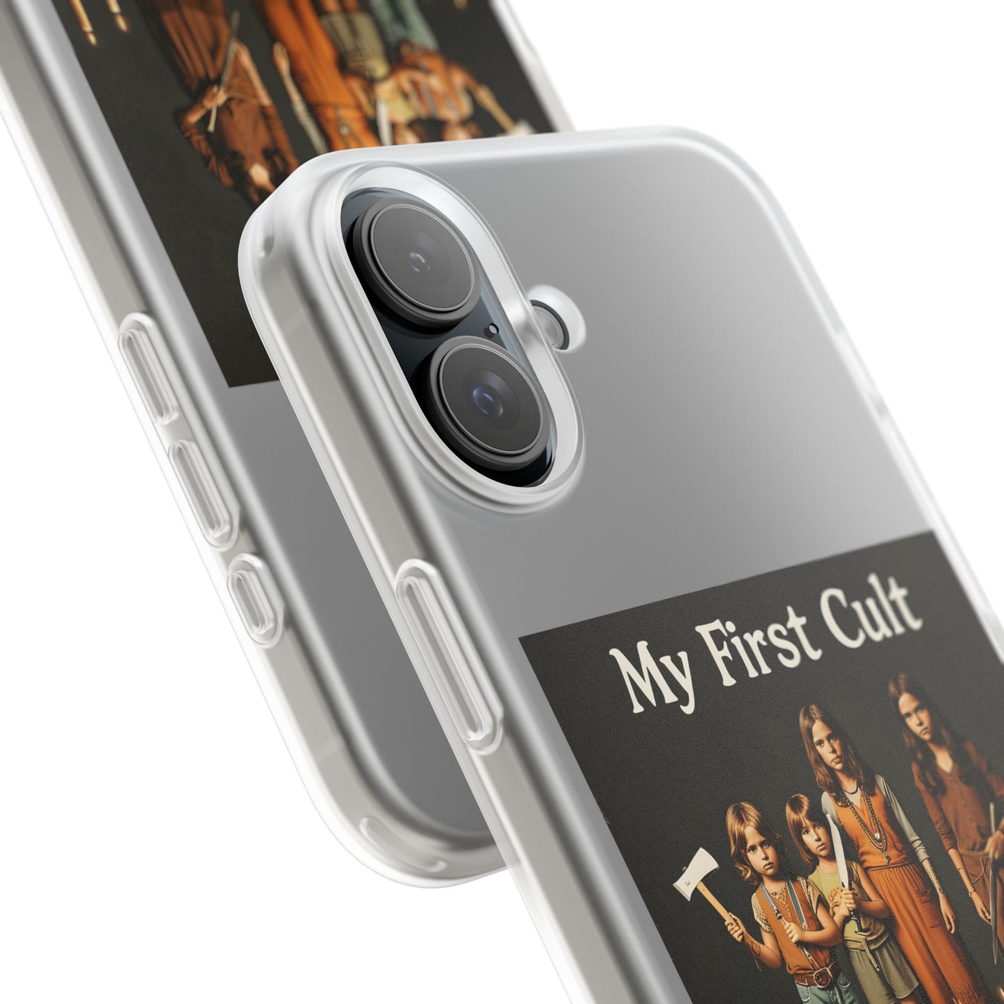 My First Cult – Dark-Aesthetic Handyhülle mit satirischem Kinderkult-Motiv-Phone Case-True Insights