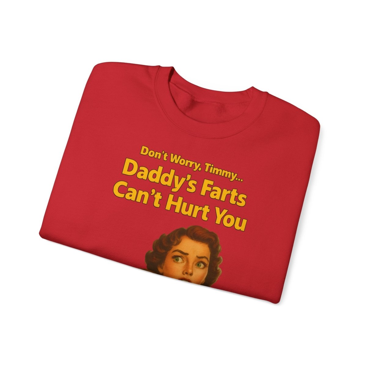 Sweatshirt – Daddy’s Farts – Satirisches Retro-Sweatshirt mit schwarzem Humor | True Insights Design mit Humor