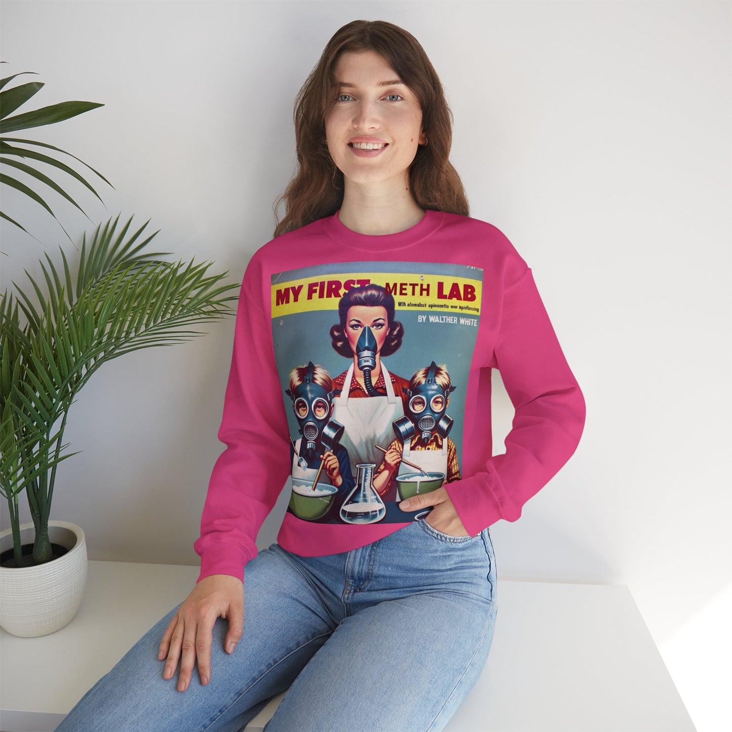 Sweatshirt – My First Meth Lab Sweatshirt | Lustiger Retro Pullover mit Satire-Print | Geschenk für Breaking Bad Fans & Dark Humor Lover | True Insights Design mit Humor