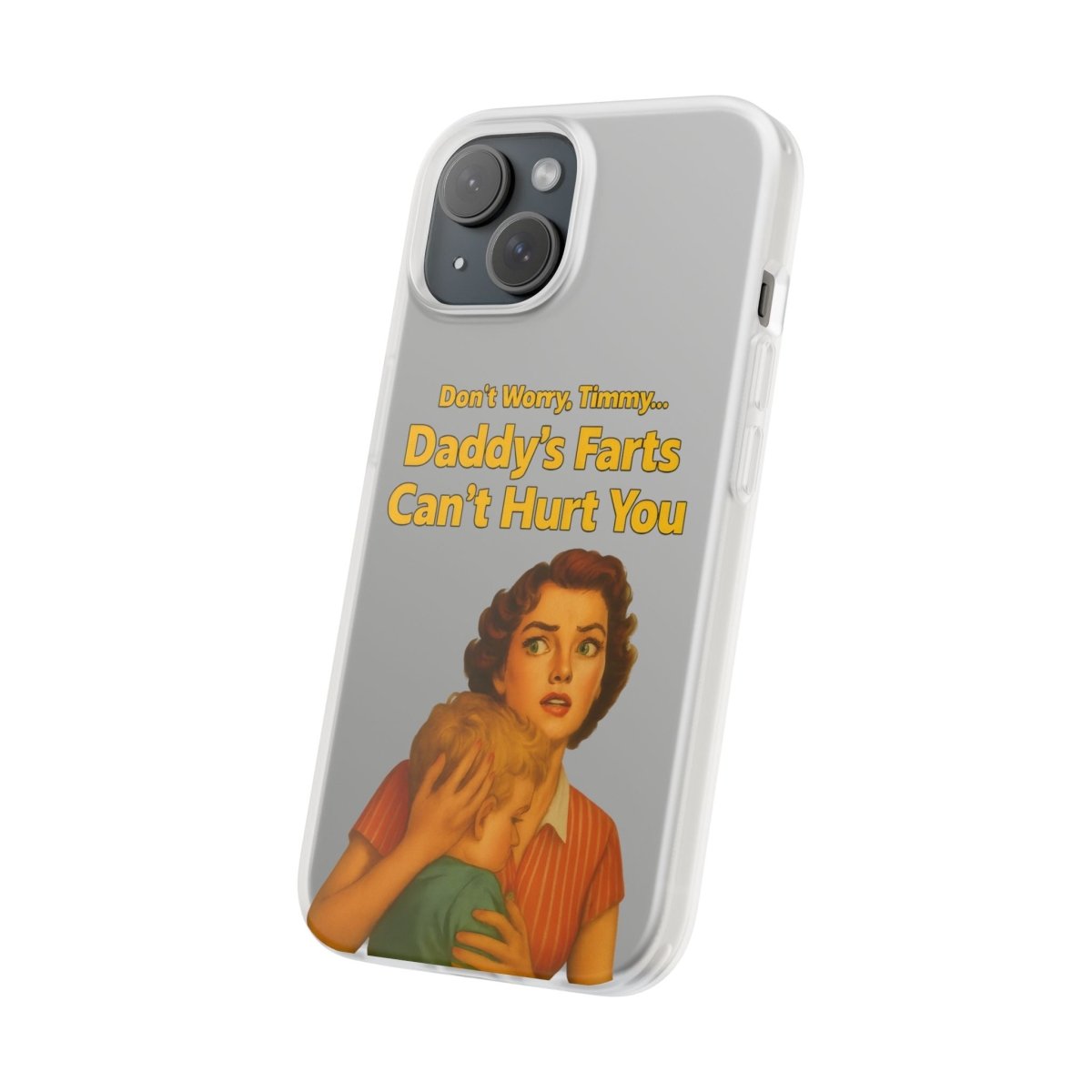 Daddy’s Farts – Satirische Handyhülle im Retro-Stil mit schwarzem Humor-Phone Case-True Insights