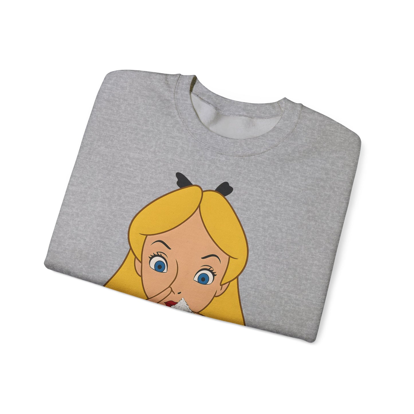Sweatshirt – Satire Sweatshirt – "Alice im Rausch" Pop-Art Design | True Insights Design mit Humor