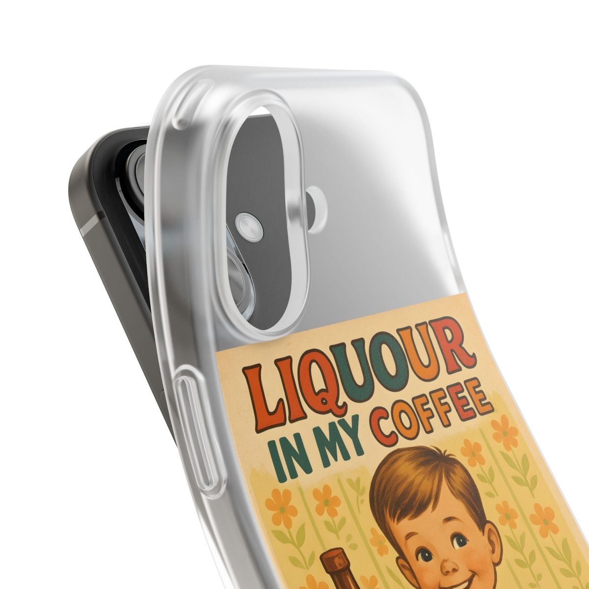 Handyhülle – „Liquor in My Coffee“ (Satire-Edition)-Phone Case-True Insights