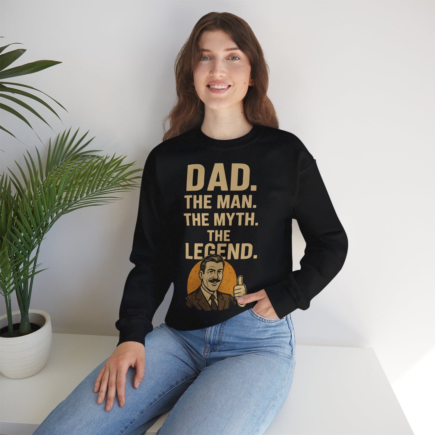 Sweatshirt – DAD. THE MAN. THE MYTH. THE LEGEND. - Sweatshirt für echte Legenden | True Insights Design mit Humor