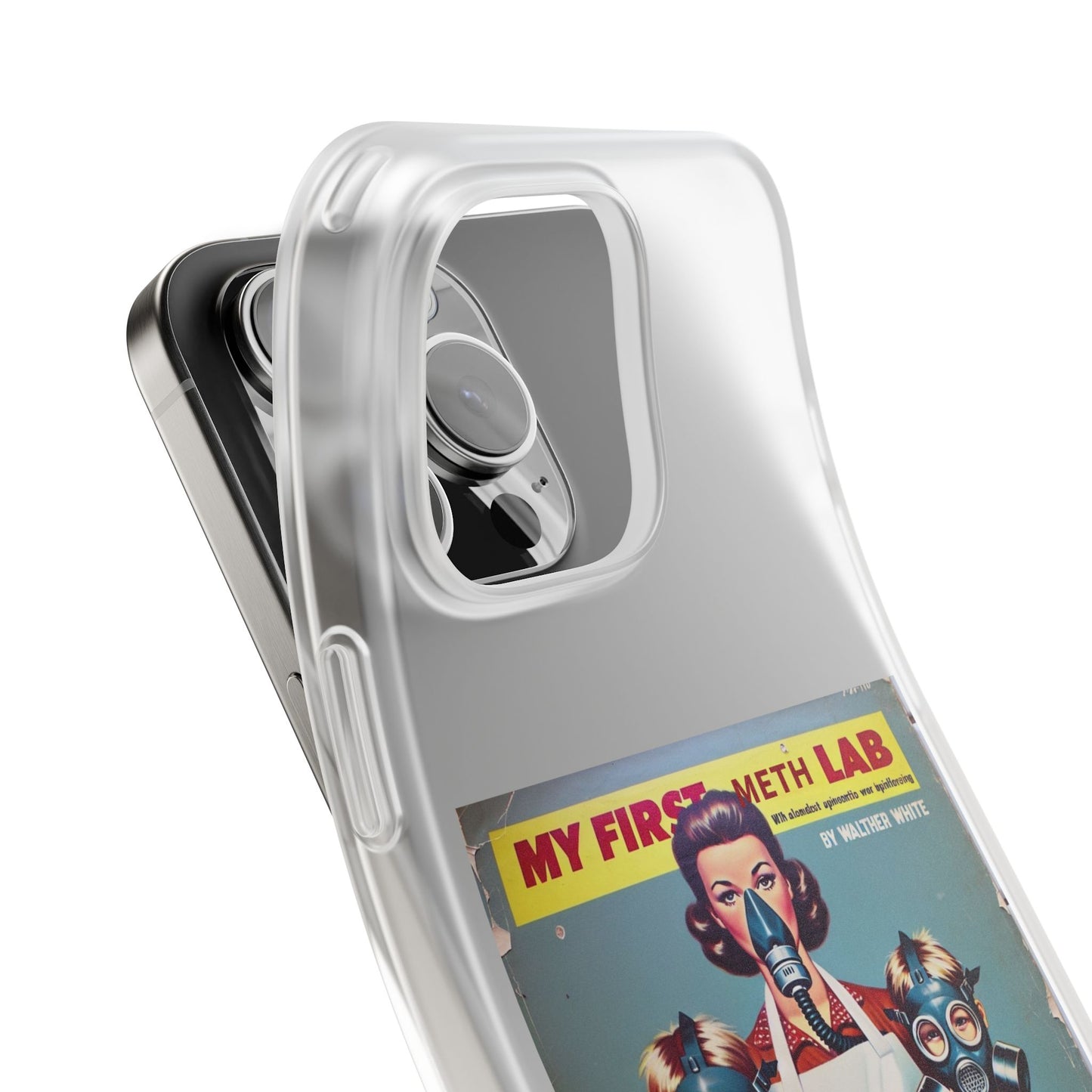 „My First Meth Lab“ Handyhülle – Schwarzer Humor im Retro-Look-Phone Case-True Insights