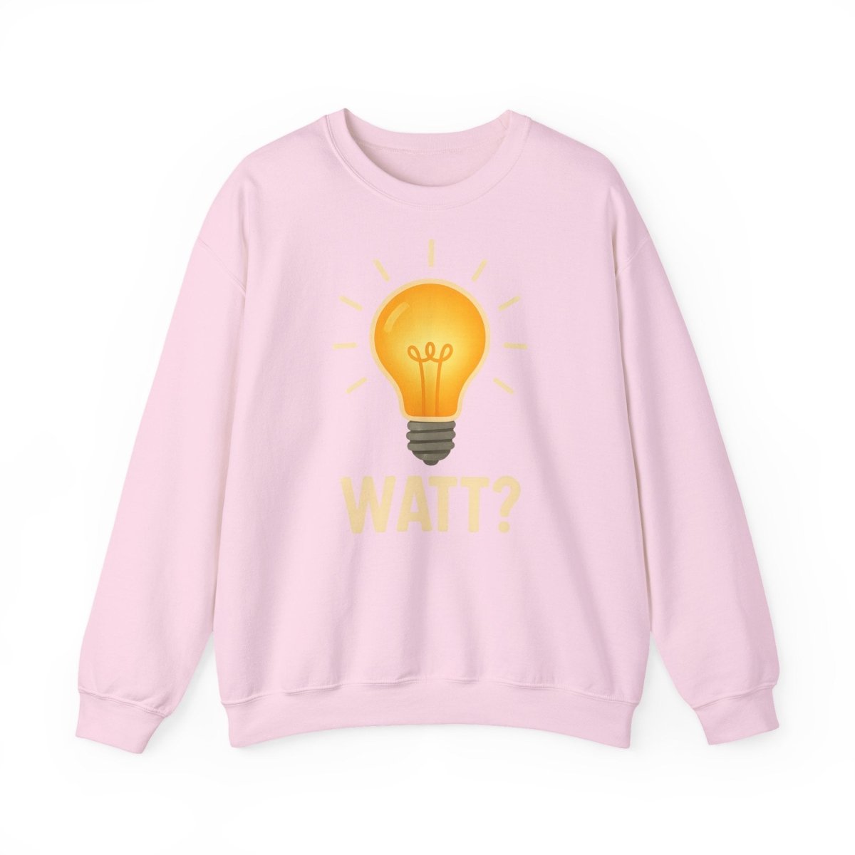 Sweatshirt – WATT? Sweatshirt für Elektriker & Technikfans | Lustiges Glühbirnen-Motiv | True Insights Design mit Humor