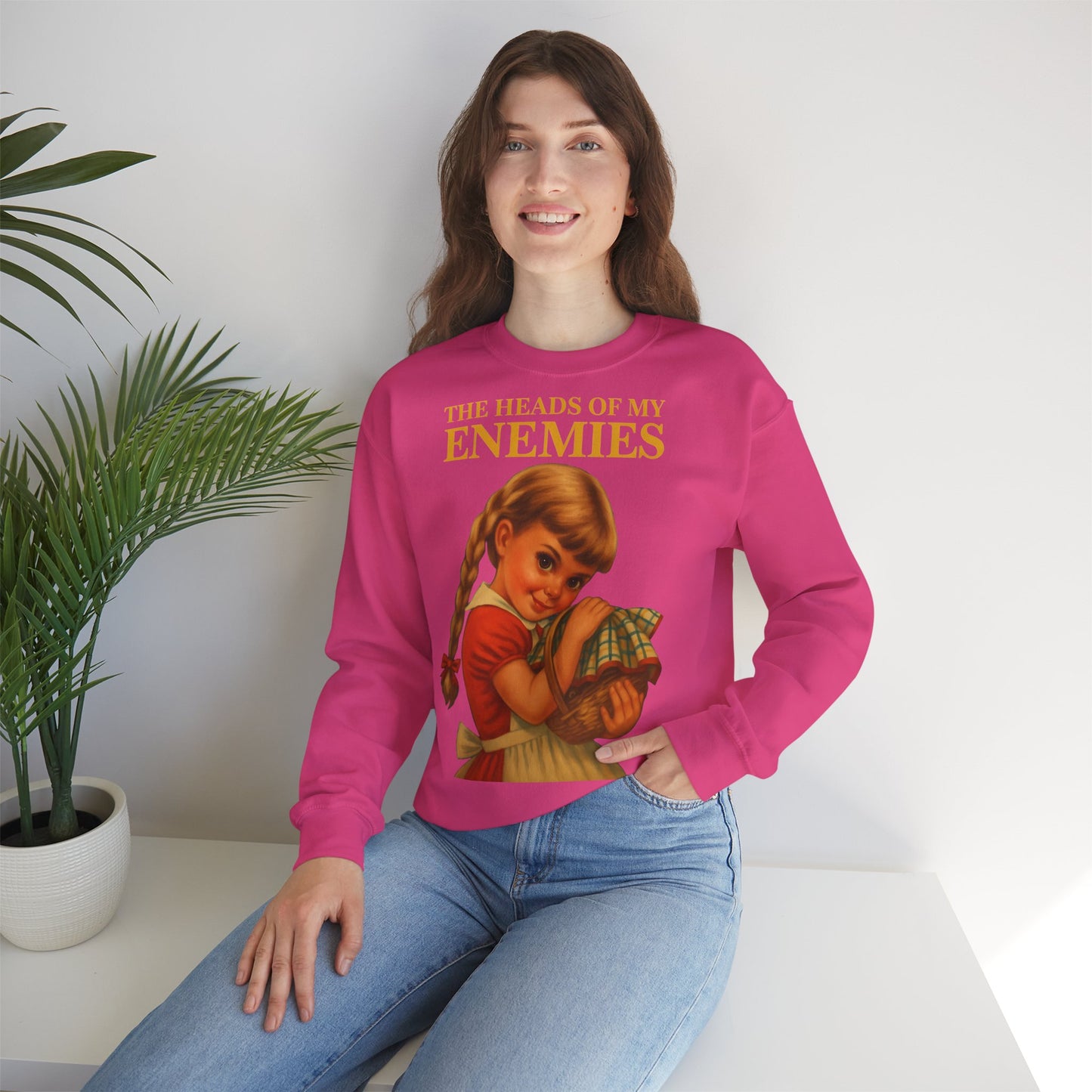 Sweatshirt “The Heads of My Enemies” – Subversive art to wear