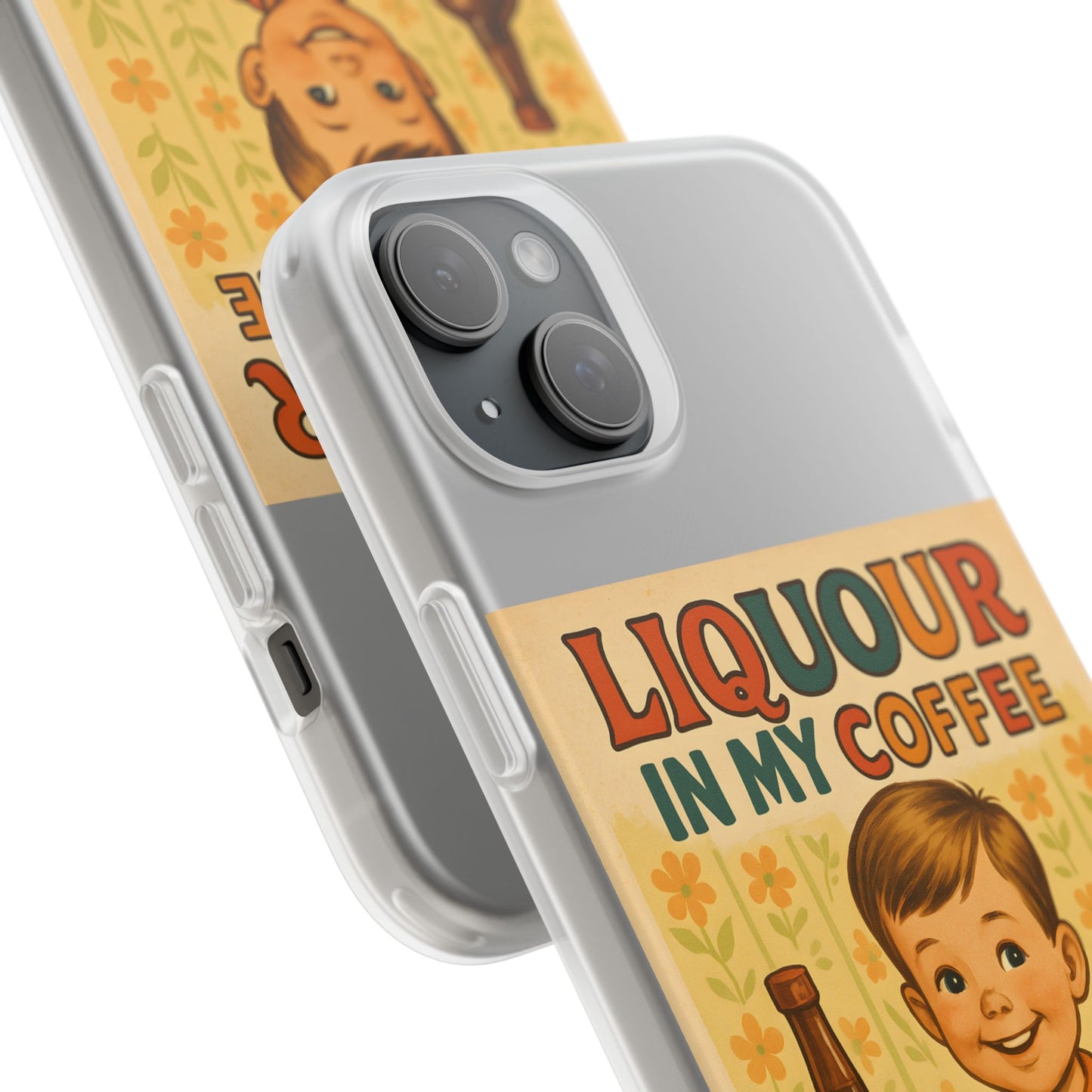 Handyhülle – „Liquor in My Coffee“ (Satire-Edition)-Phone Case-True Insights