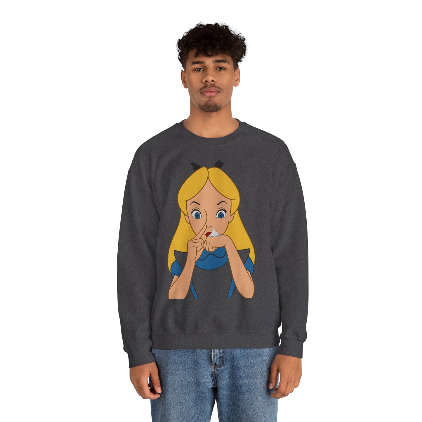 Sweatshirt – Satire Sweatshirt – "Alice im Rausch" Pop-Art Design | True Insights Design mit Humor