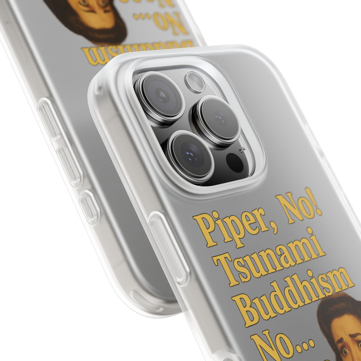 Retro-Drama Handyhülle – „Piper, No! Tsunami Buddhism Nooo“-Phone Case-True Insights