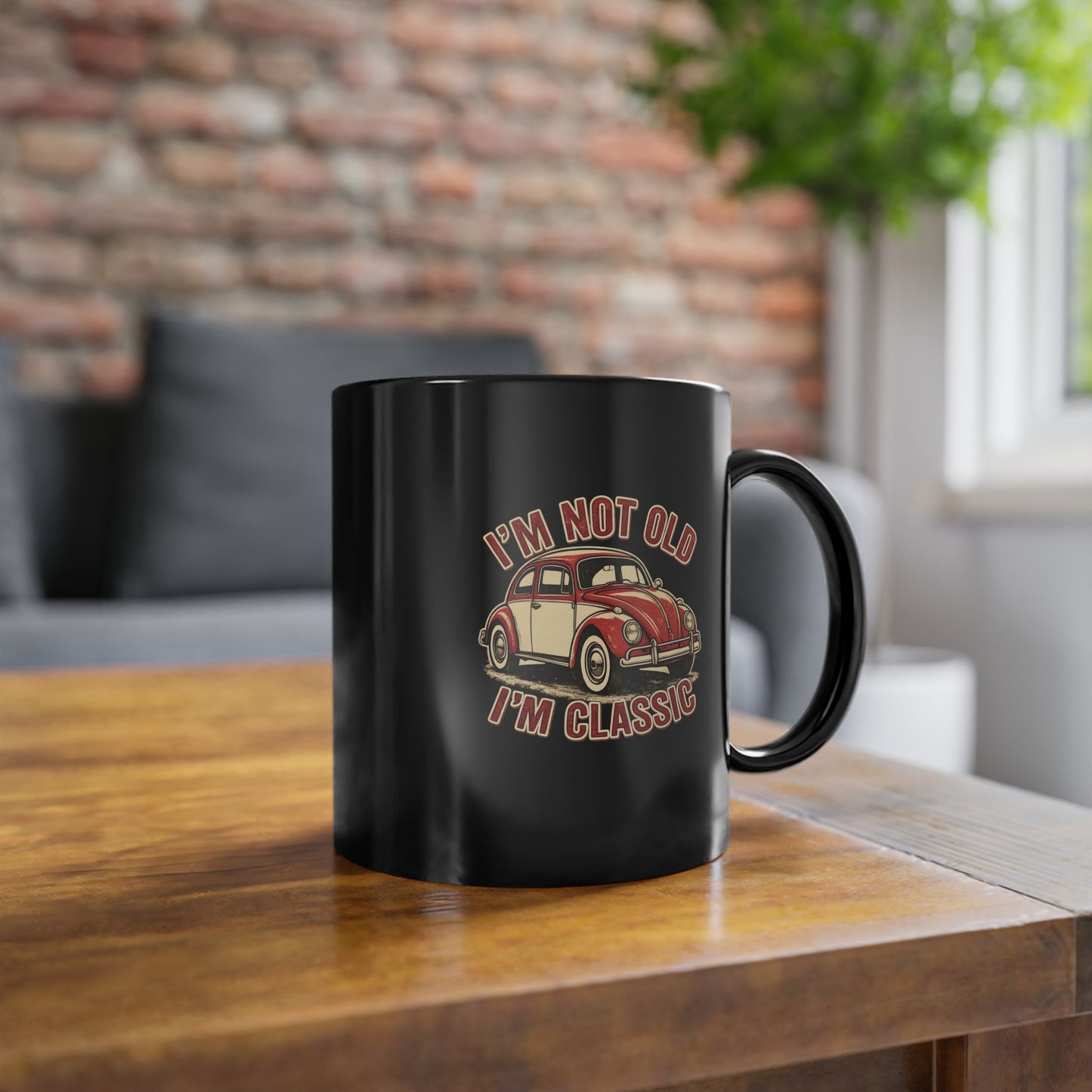 VW Käfer Tasse – Oldtimer Kaffeetasse Auto Geschenk Klassiker