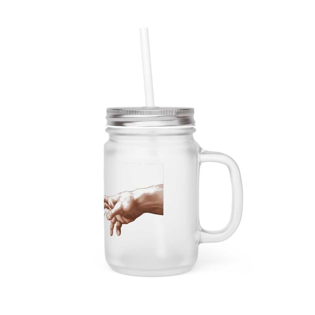 The Deal – Jar Mug with symbolic handshake and depth