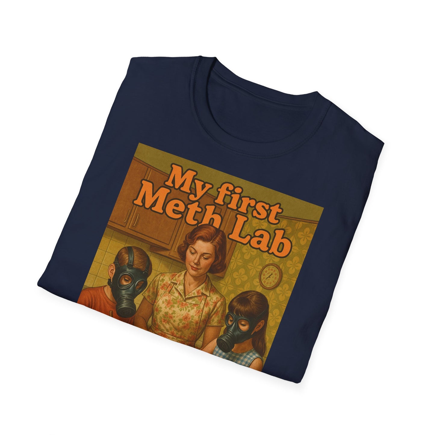 Retro My First Meth Lab T-Shirt - Family Cooking – Freches Satire-Design für mutige Statements | True Insights