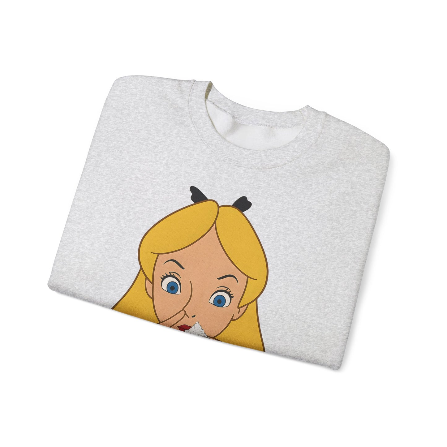 Sweatshirt – Satire Sweatshirt – "Alice im Rausch" Pop-Art Design | True Insights Design mit Humor