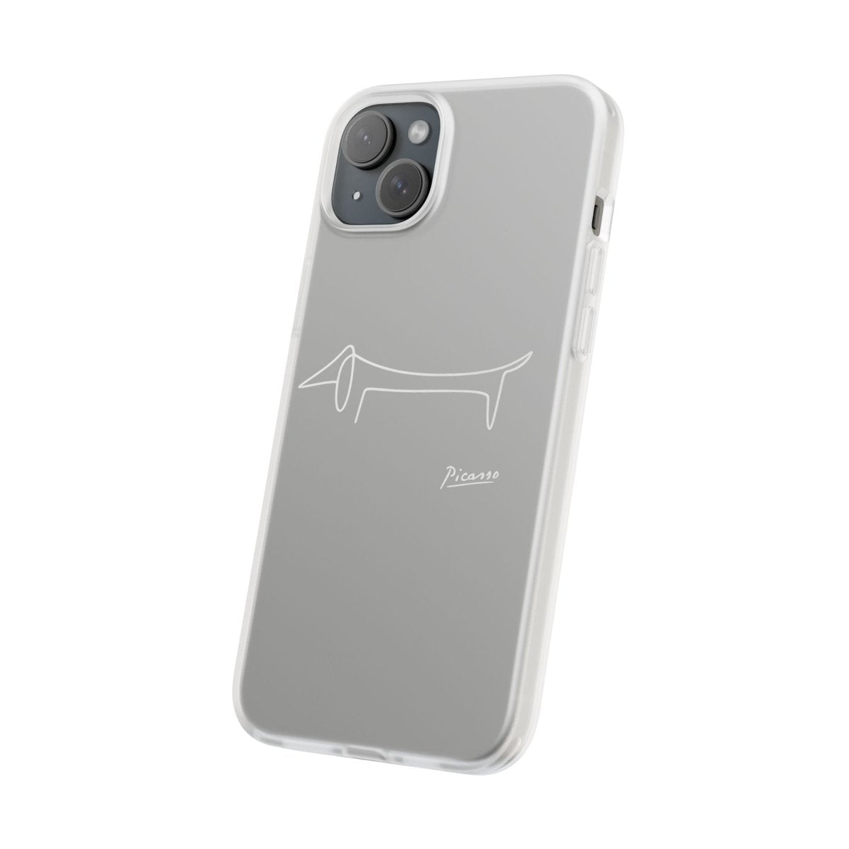 Dein treuer Begleiter – in der Hand, immer mit einem Hauch von Kunstgeschichte. weißer druck – Lustiges Phone Case | True Insights – Bild 20