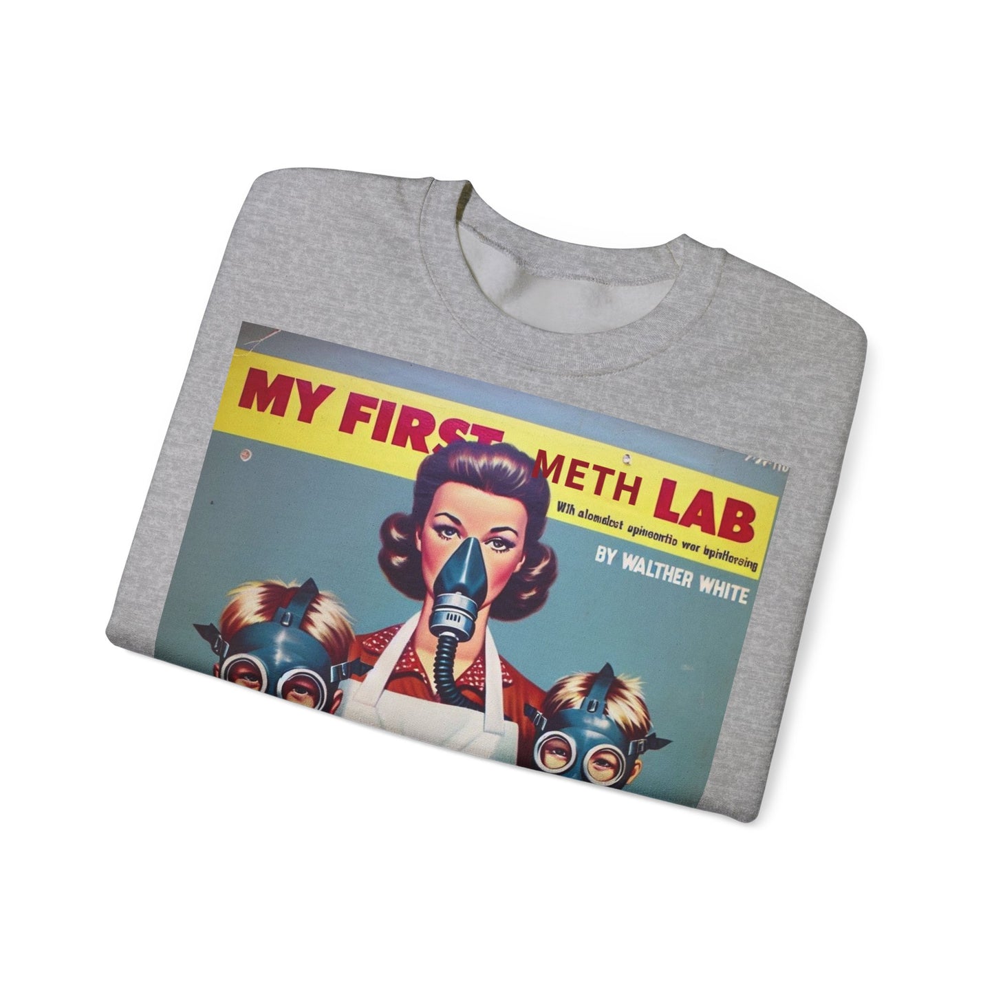 Sweatshirt – My First Meth Lab Sweatshirt | Lustiger Retro Pullover mit Satire-Print | Geschenk für Breaking Bad Fans & Dark Humor Lover | True Insights Design mit Humor