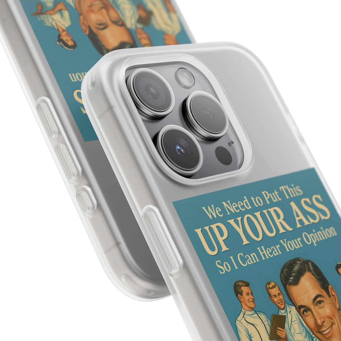 Handyhülle „Doctor’s Opinion“ – Retro-Arzt mit schwarzem Humor-Phone Case-True Insights