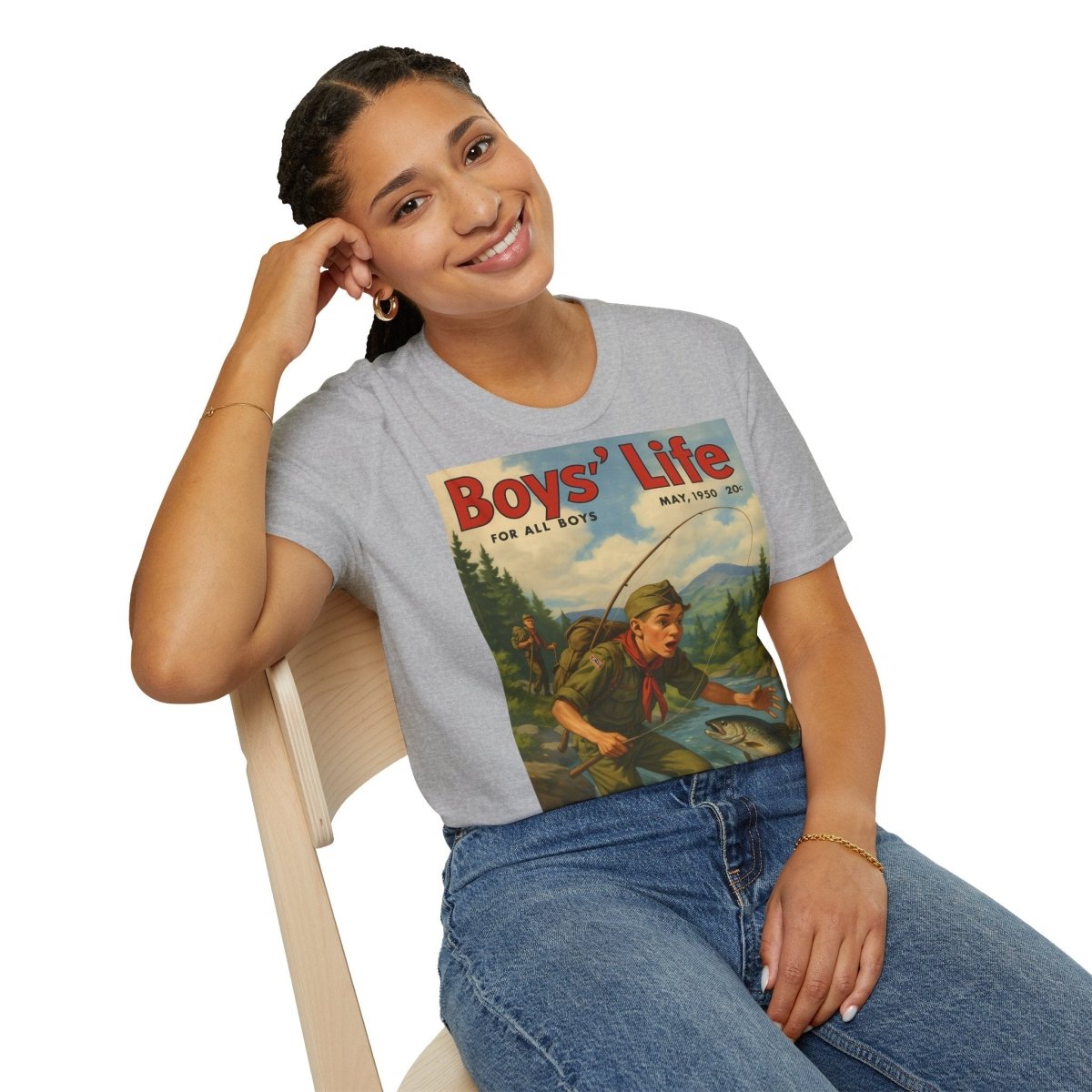 Vintage Motiv – Vintage „Boys’ Life“ T-Shirt – Retro-Pfadfinder-Motiv | True Insights Design mit Humor