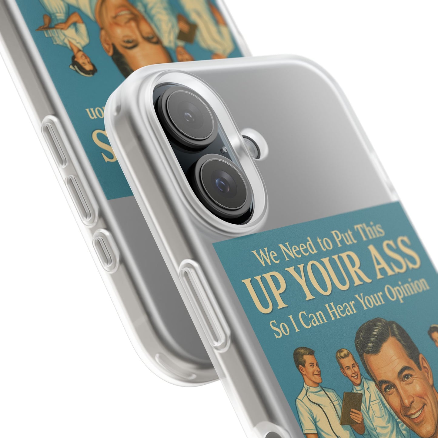 Handyhülle „Doctor’s Opinion“ – Retro-Arzt mit schwarzem Humor-Phone Case-True Insights