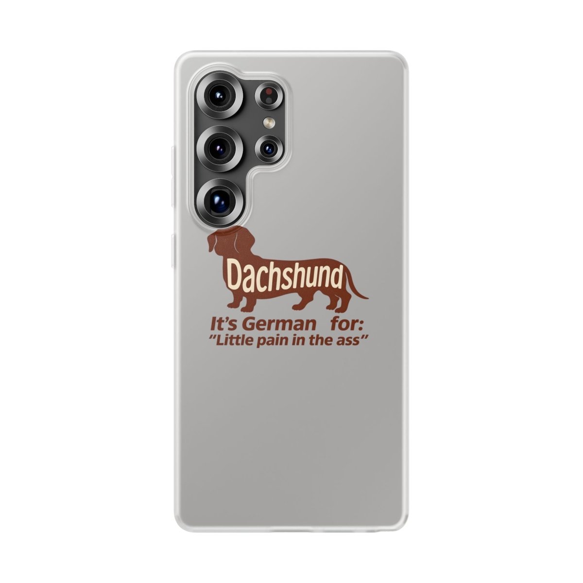 Witzige Dackel-Handyhülle – „Little Pain in the Ass“ – Lustiges Phone Case | True Insights – Bild 11