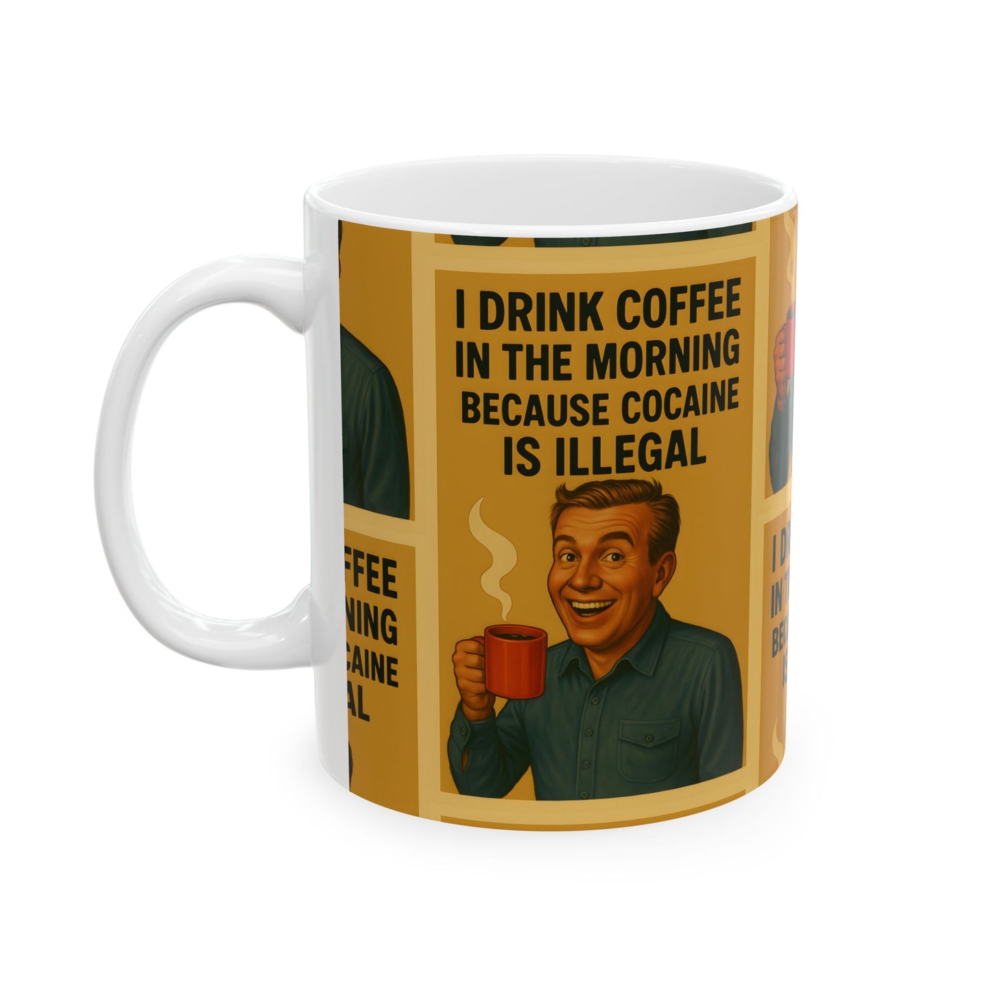 Funny Coffee Mug - Humor Gift for Coffee Lovers, Novelty Mug for Adults, Parody Coffee Cup, Gift for Birthdays and Holidays