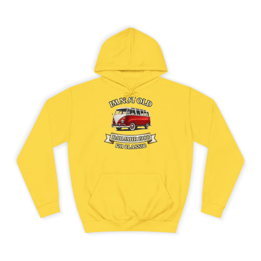 Hoodie Geschenk zum 40. Geburtstag Mann – Baujahr 1986 Vintage Bus