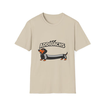 Addidachs T-Shirt – Lustiges Dackel Shirt mit Trainingsanzug