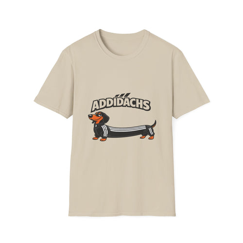 Addidachs T-Shirt – Lustiges Dackel Shirt mit Trainingsanzug