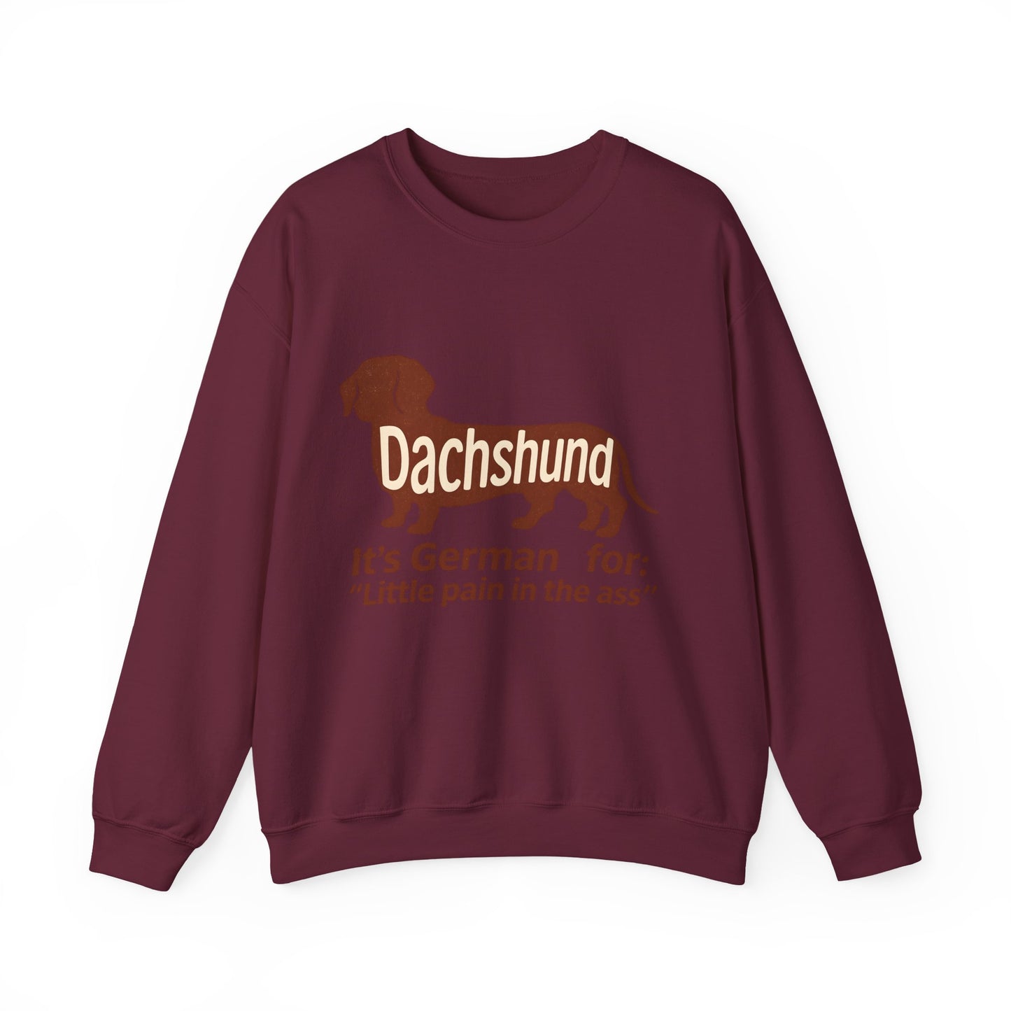 Dackel-Humor für Kenner: Sweatshirt mit frechem Spruch und kultigem Design – ideal für Hundefreunde mit Ironie. – Lustiges Sweatshirt | True Insights – Bild 6
