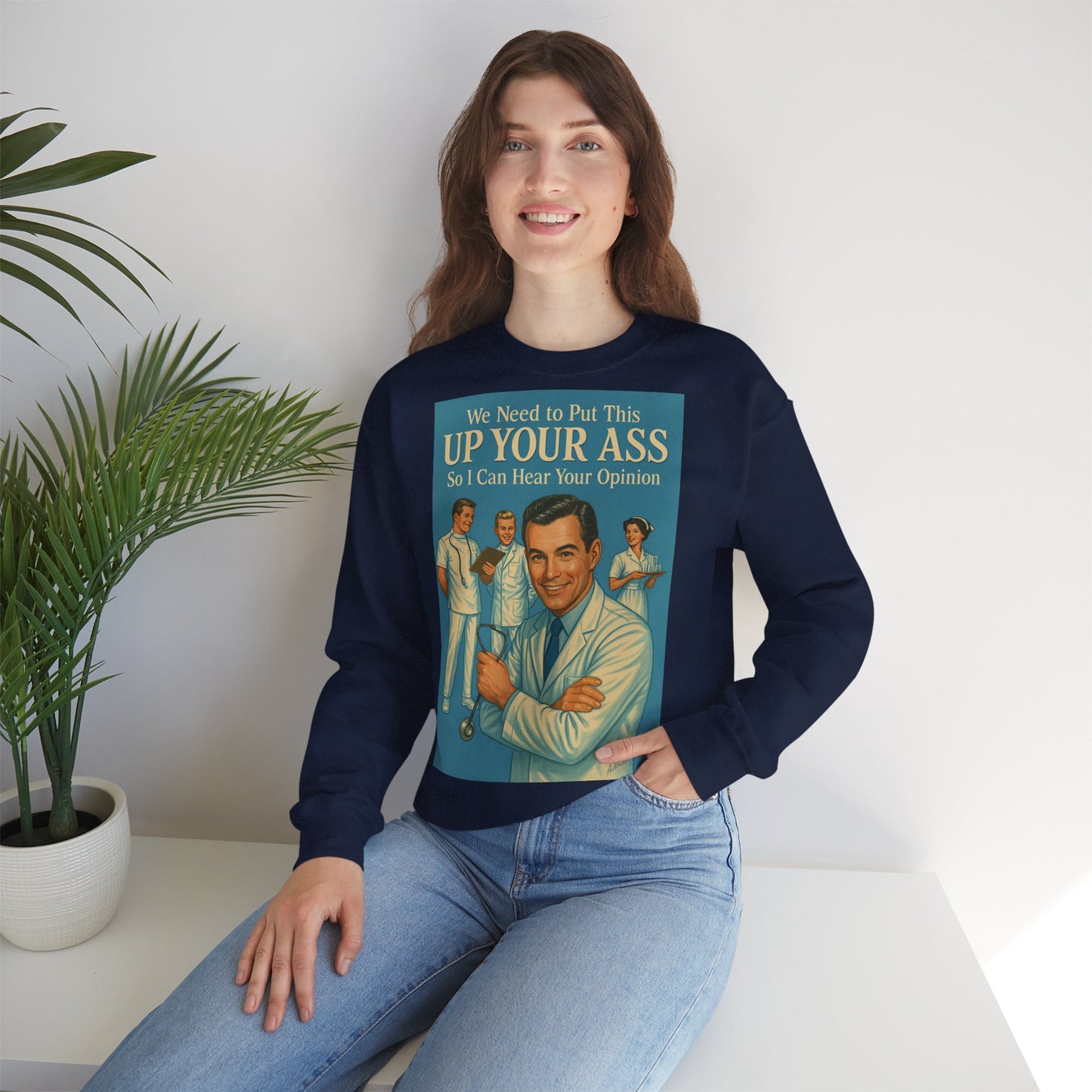 Sweatshirt – Too Pretty for Mondays – Retro Statement Pullover | True Insights Design mit Humor