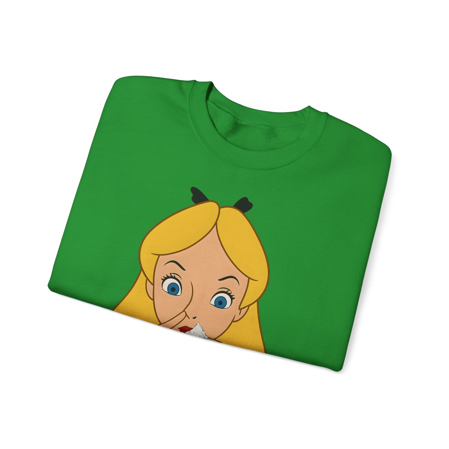 Sweatshirt – Satire Sweatshirt – "Alice im Rausch" Pop-Art Design | True Insights Design mit Humor