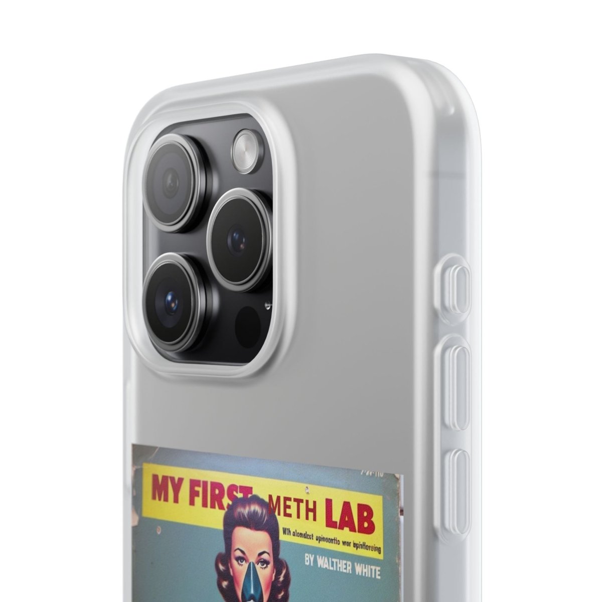 „My First Meth Lab“ Handyhülle – Schwarzer Humor im Retro-Look-Phone Case-True Insights