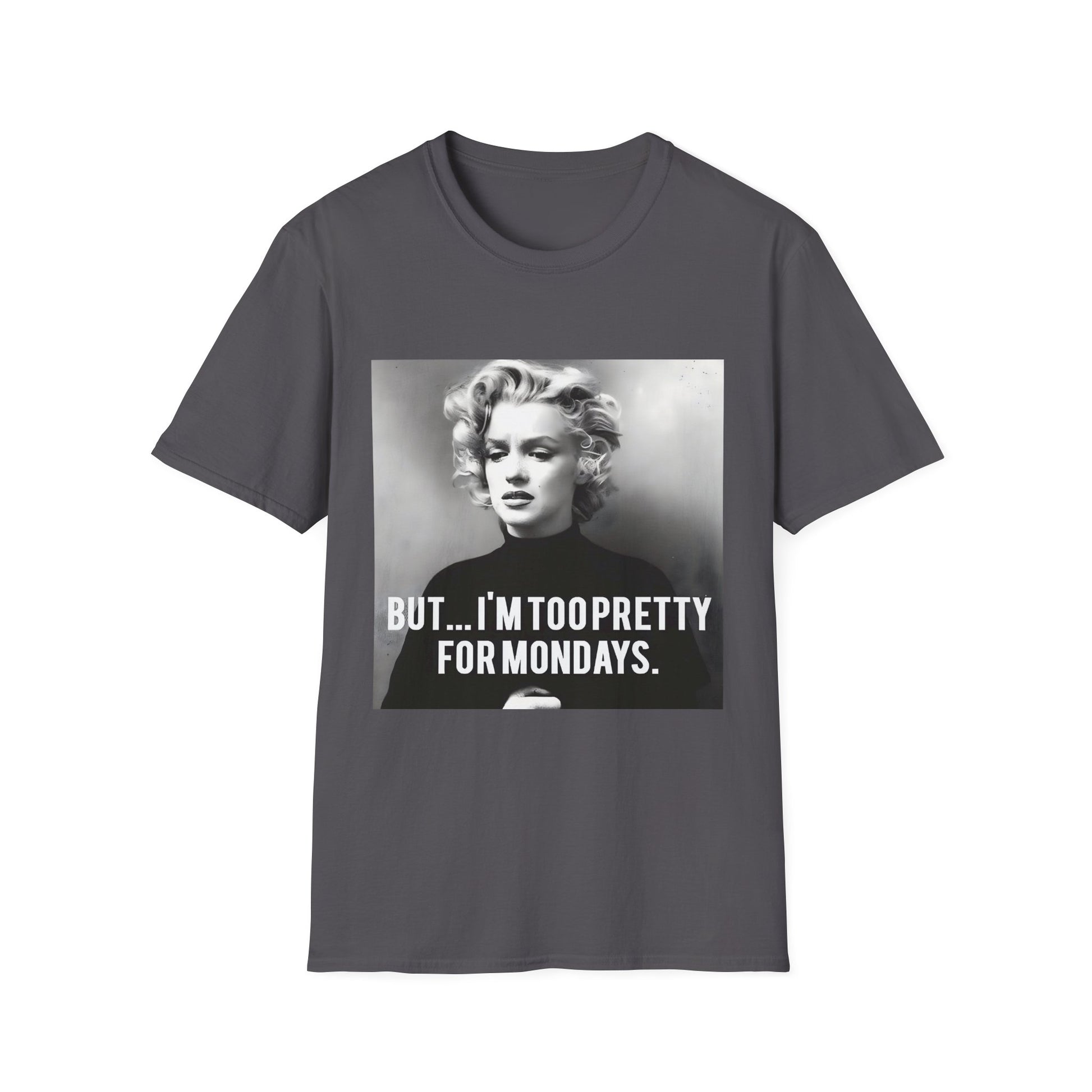 Vintage women's t-shirt – Too Pretty for Mondays – retro design
