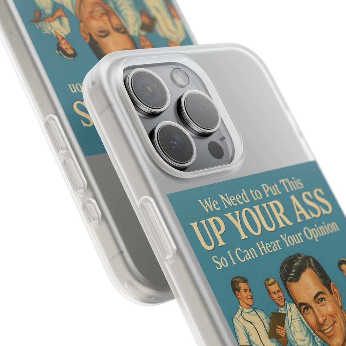 Handyhülle „Doctor’s Opinion“ – Retro-Arzt mit schwarzem Humor-Phone Case-True Insights