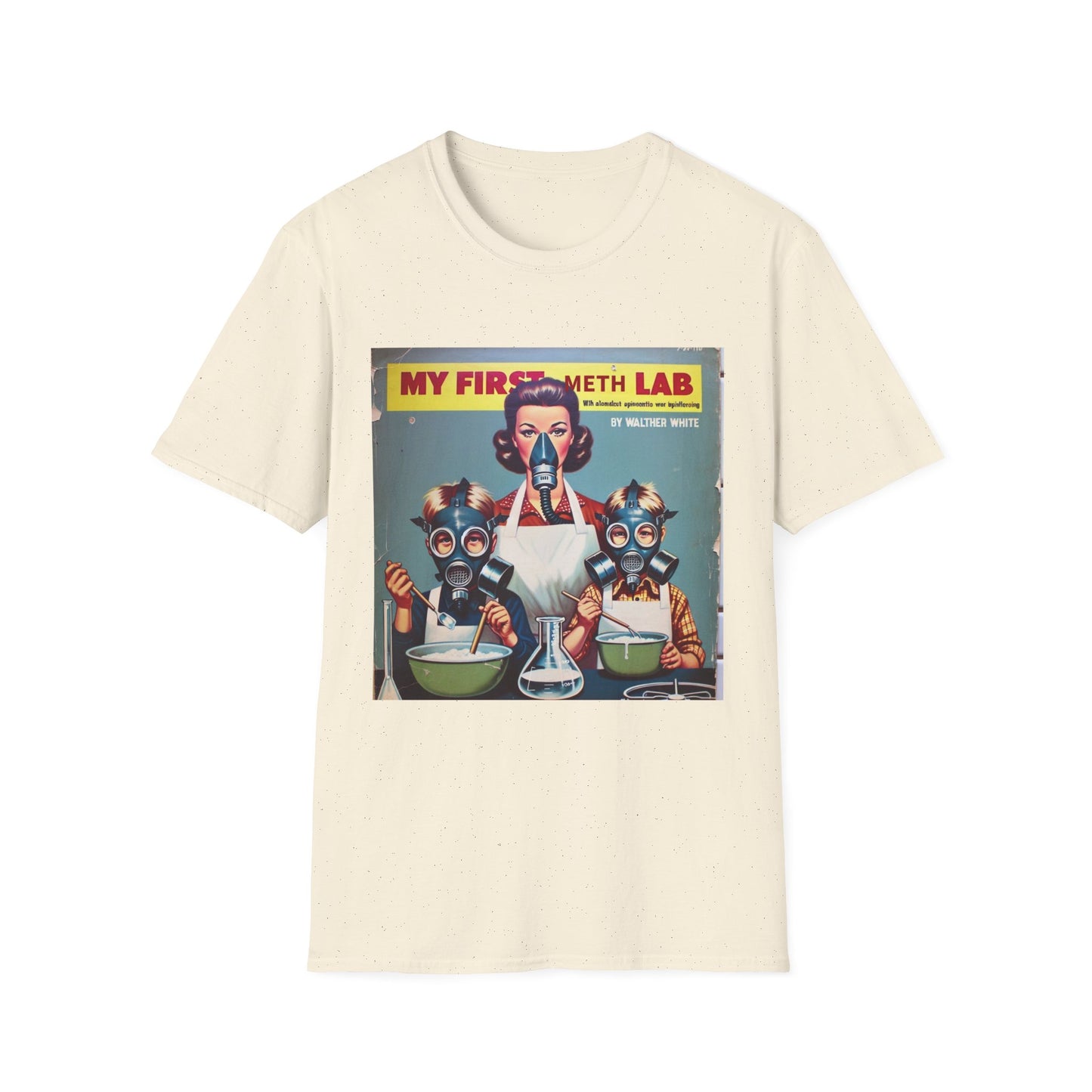 Retro My First Meth Lab T-Shirt - Front Style – Freches Satire-Design für mutige Statements | True Insights