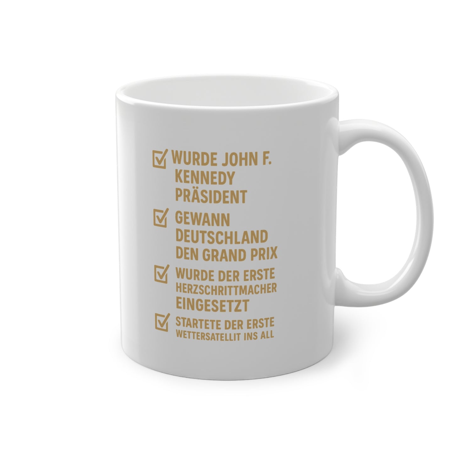 Vintage mug 1960 – vintage gift for the 64th birthday