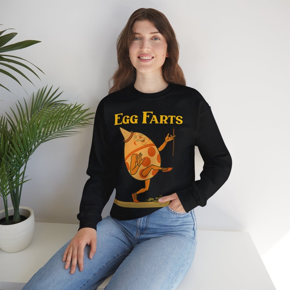 Sweatshirt – Egg Farts – Surreale Eleganz mit einem Hauch Absurdität | True Insights Design mit Humor