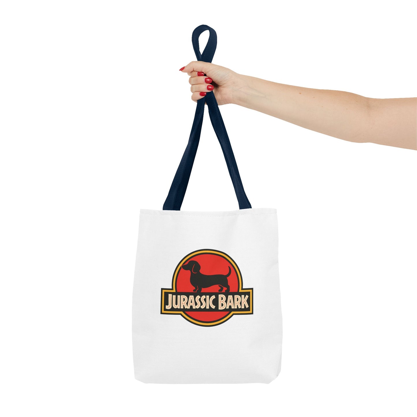 Jurassic Bark Tote Bag – Dackel Parodie Stofftasche für Hundeliebhaber & Dackelbesitzer, lustiges Geschenk