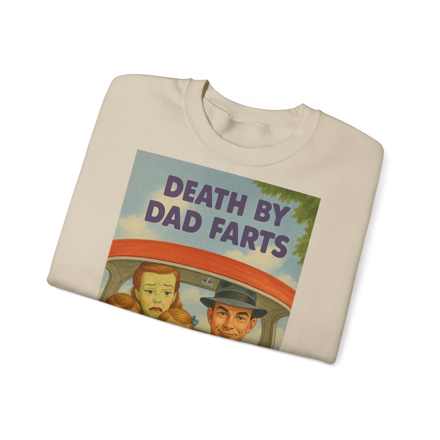 Sweatshirt – Dead by Dad Farts Sweatshirt – Lustiges Geschenk für Familien mit Humor | True Insights Design mit Humor