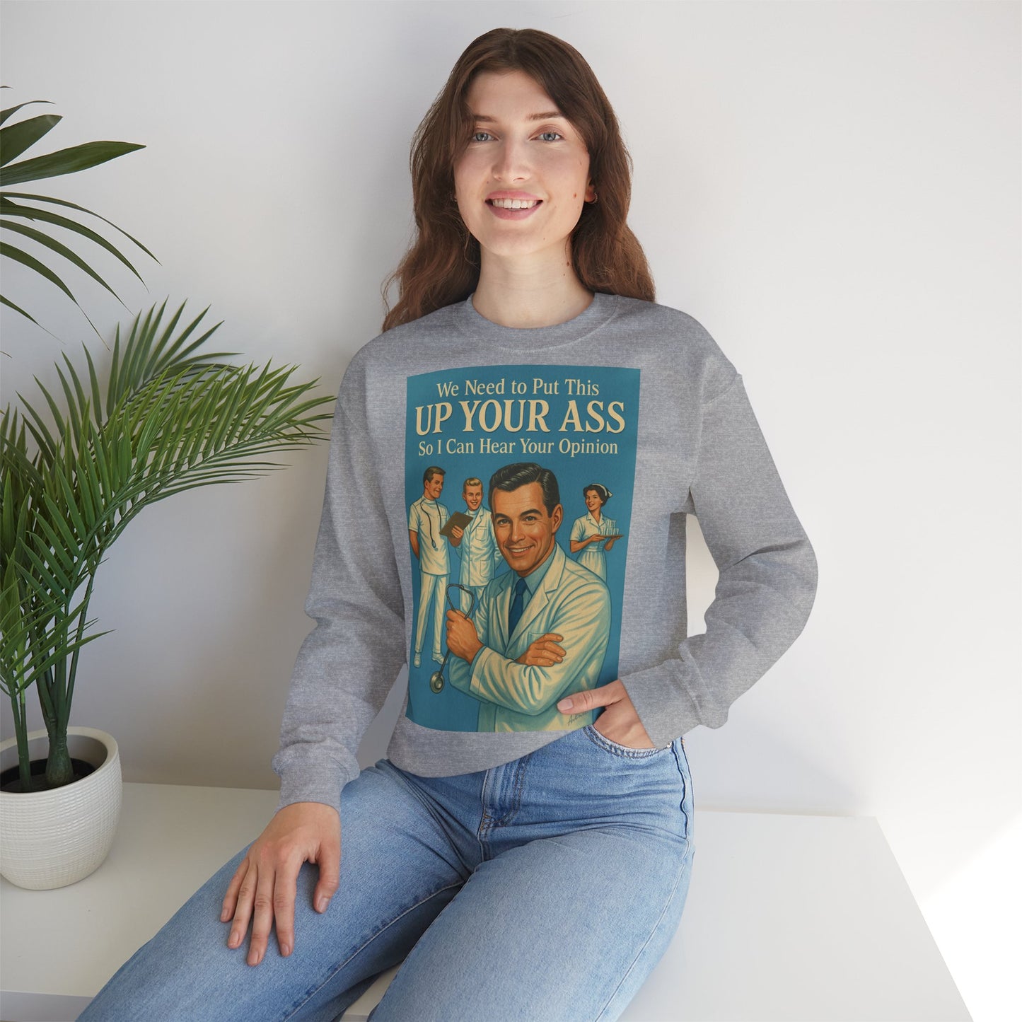 Sweatshirt – Too Pretty for Mondays – Retro Statement Pullover | True Insights Design mit Humor