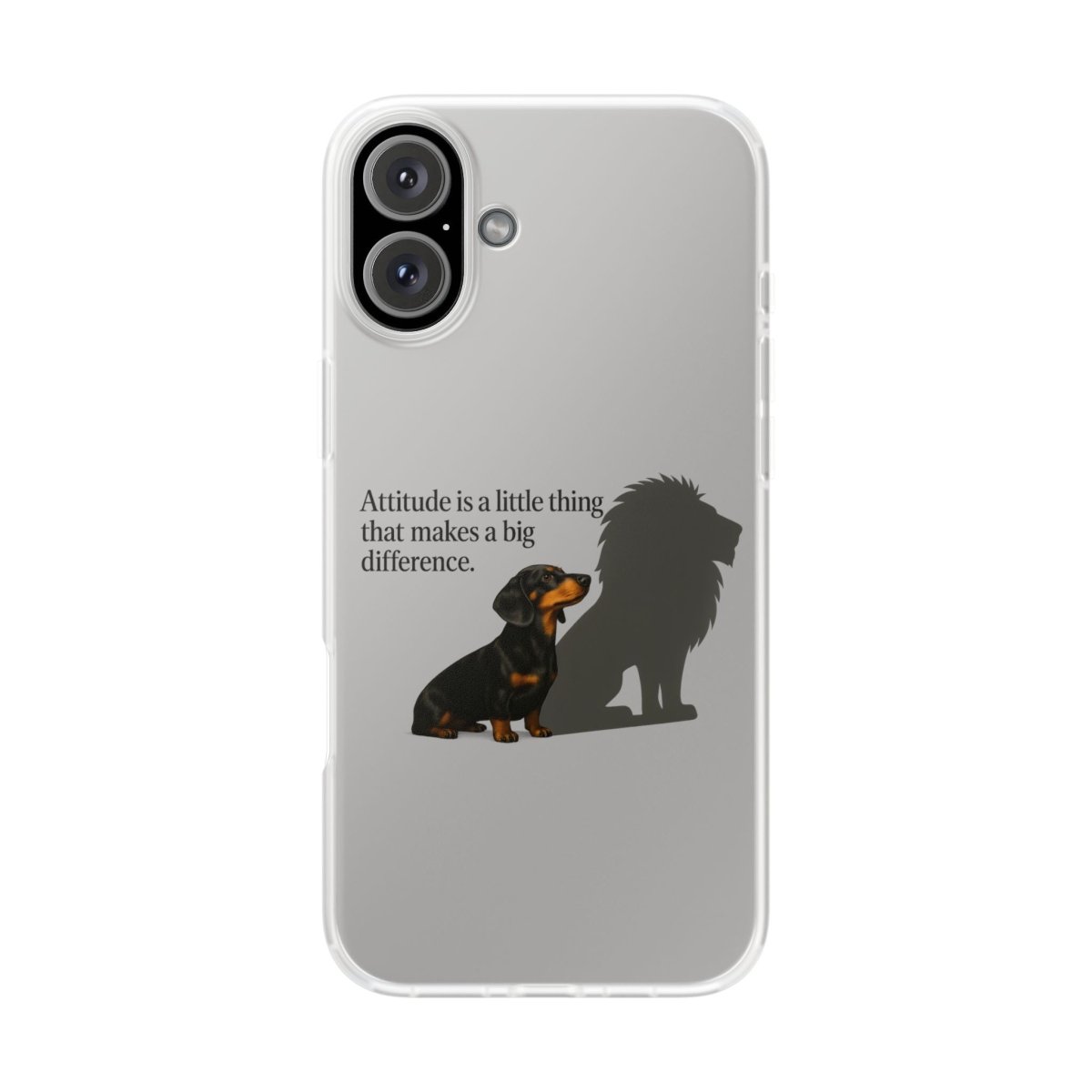 Dackel Löwenschatten – Handyhülle für innere Stärke-Phone Case-True Insights