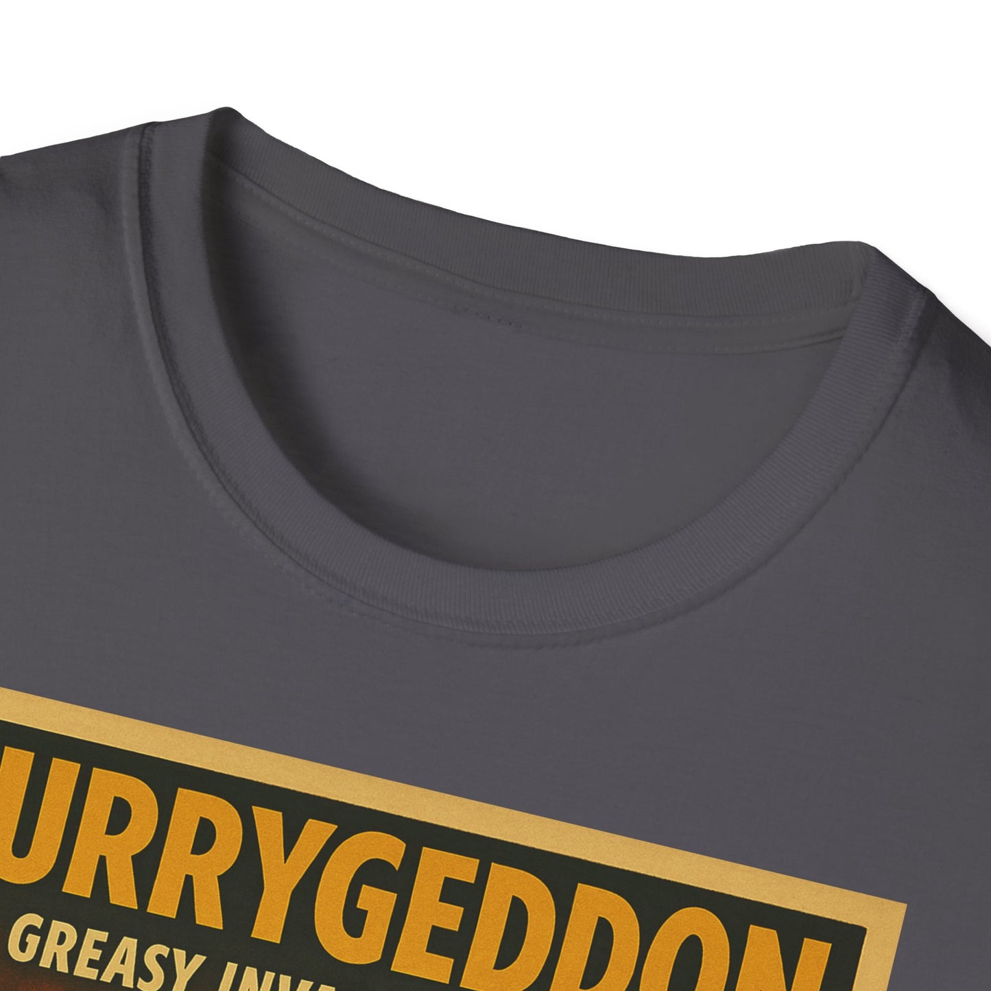 Vintage Motiv – CurryGeddon T-Shirt - Retro Horror Design | True Insights Design mit Humor