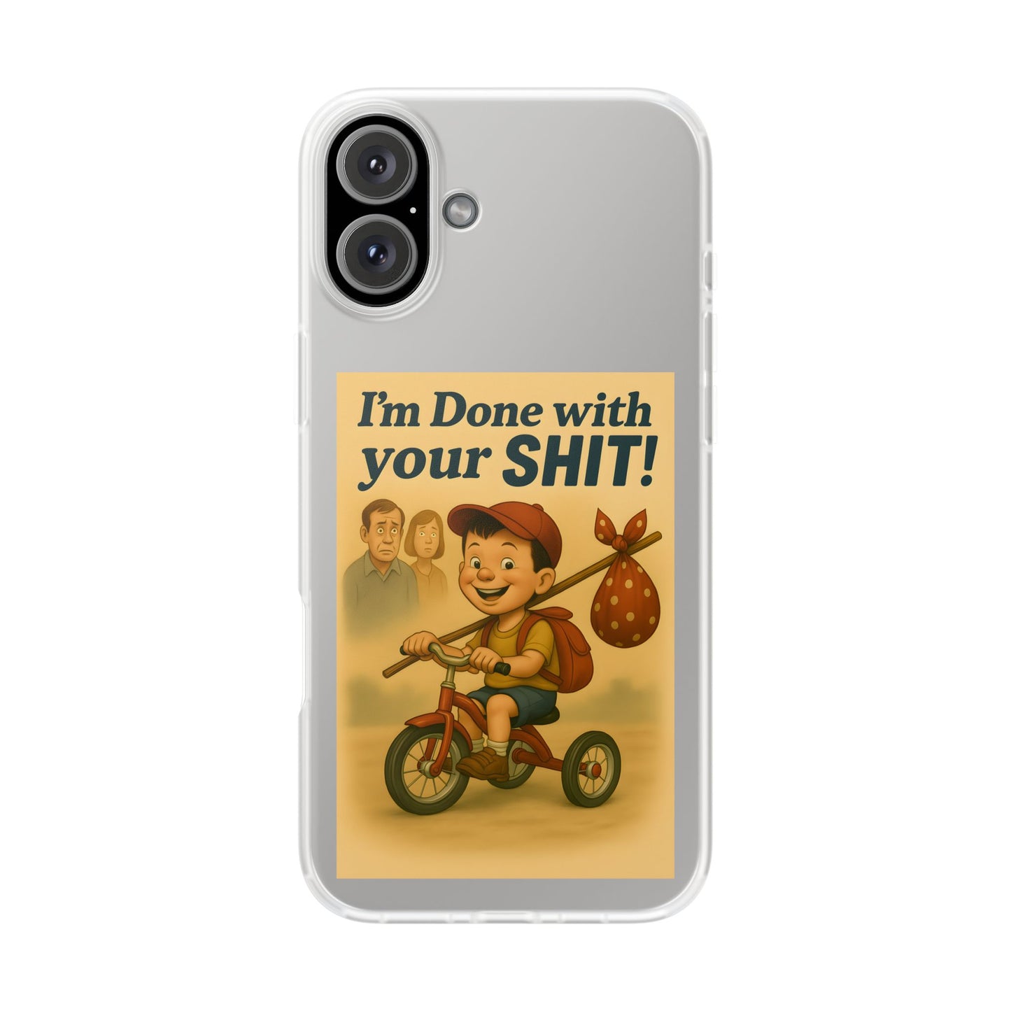 Done With Your Shit – Satirische Handyhülle für coole Kids-Phone Case-True Insights