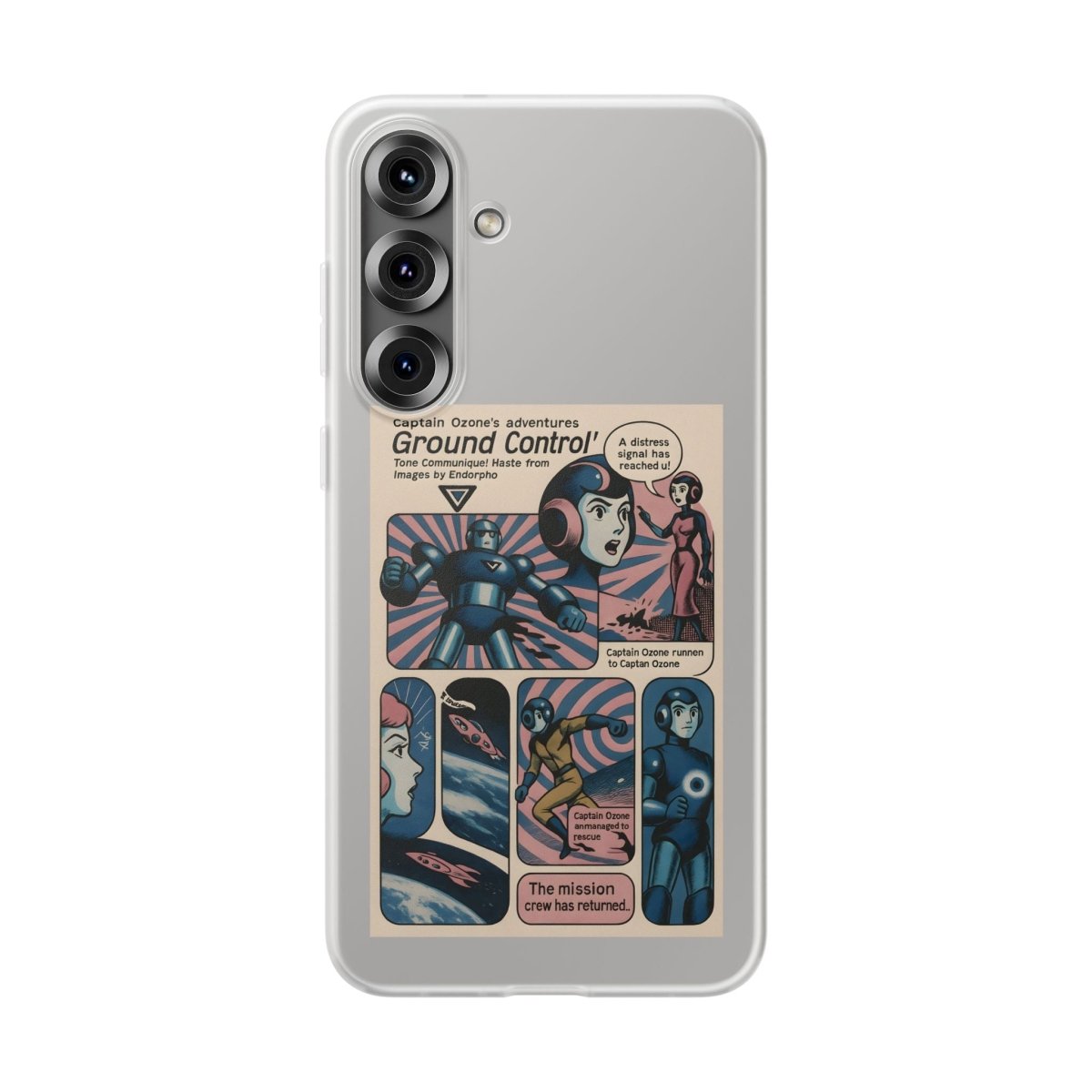Vintage Motiv – Captain Ozone – Retter der Atmosphäre (und deines Handys) | True Insights Design mit Humor