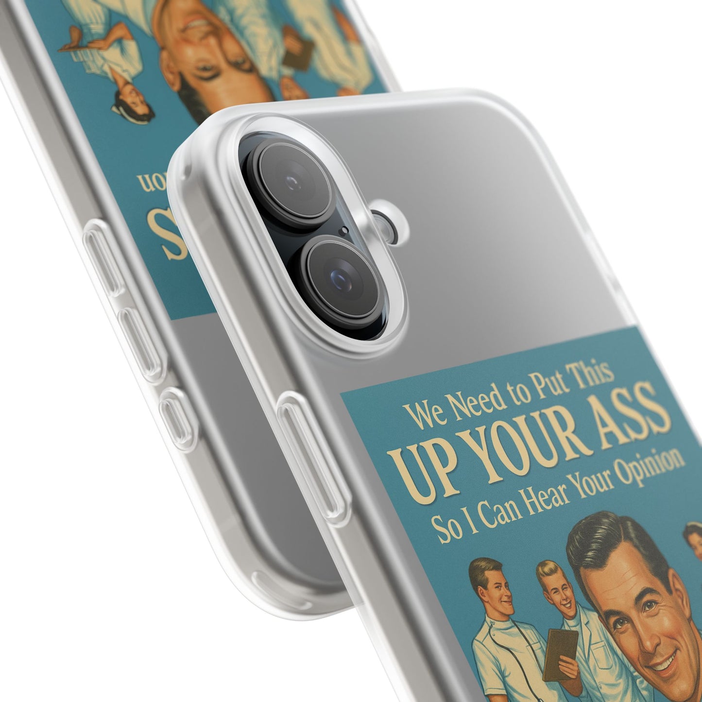 Handyhülle „Doctor’s Opinion“ – Retro-Arzt mit schwarzem Humor-Phone Case-True Insights