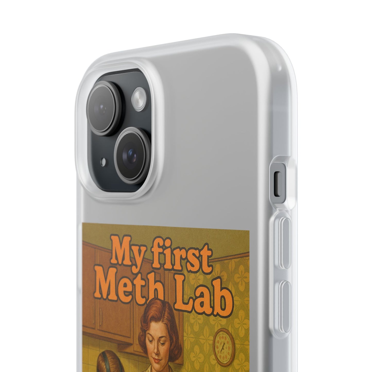 Satirisches Familienmotiv mit Chemie-Charme – stoßfest, kabellos ladbar & herrlich provokant.-Phone Case-True Insights