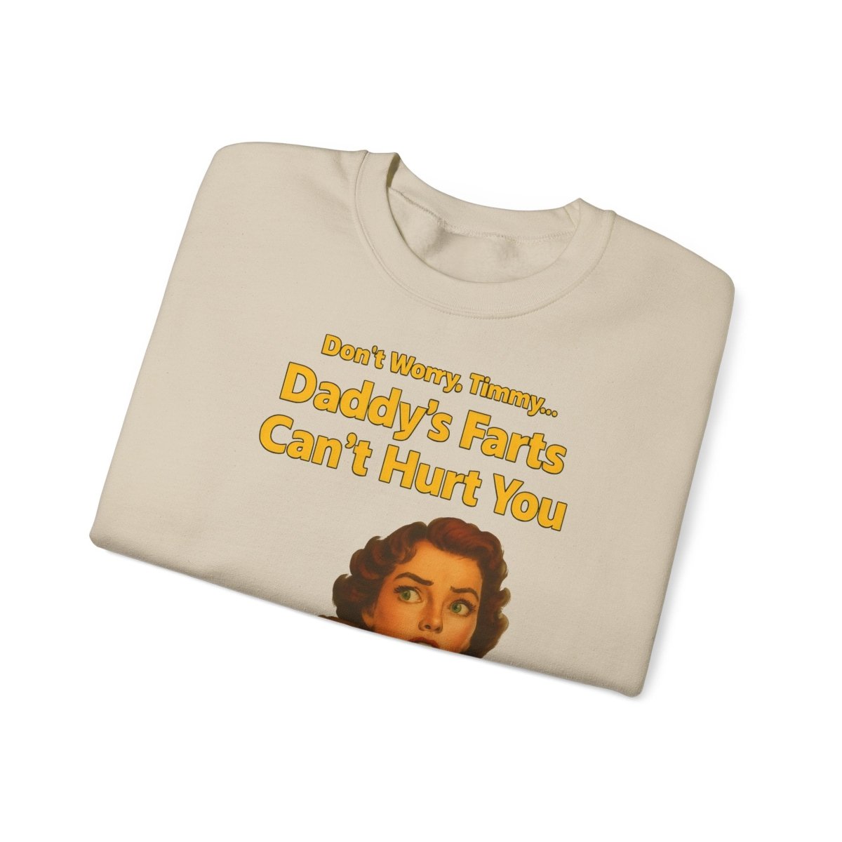 Sweatshirt – Daddy’s Farts – Satirisches Retro-Sweatshirt mit schwarzem Humor | True Insights Design mit Humor